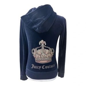 Juicy Couture Hoodie Blue Size M excellent Condition